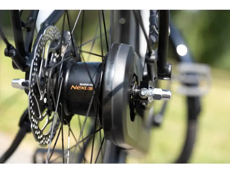 Trek District+ 3 Lowstep City E - Bike (Farbe Dnister Black) (Reichweite 140km) - body - fitness