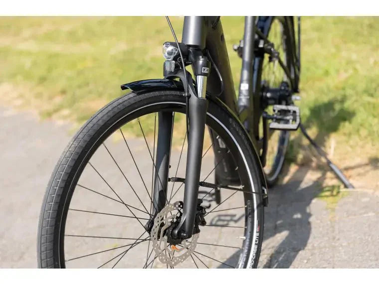 Trek District+ 3 Lowstep City E - Bike (Farbe Dnister Black) (Reichweite 140km) - body - fitness