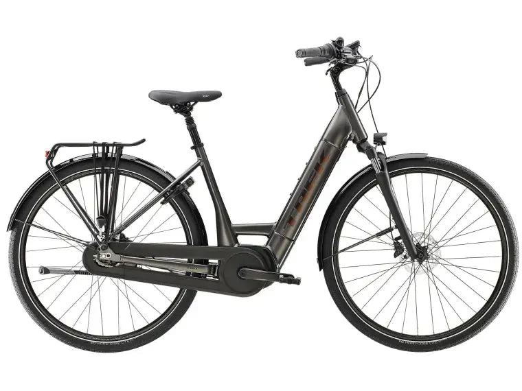 Trek District+ 3 Lowstep City E - Bike (Farbe Dnister Black) (Reichweite 140km) - body - fitness